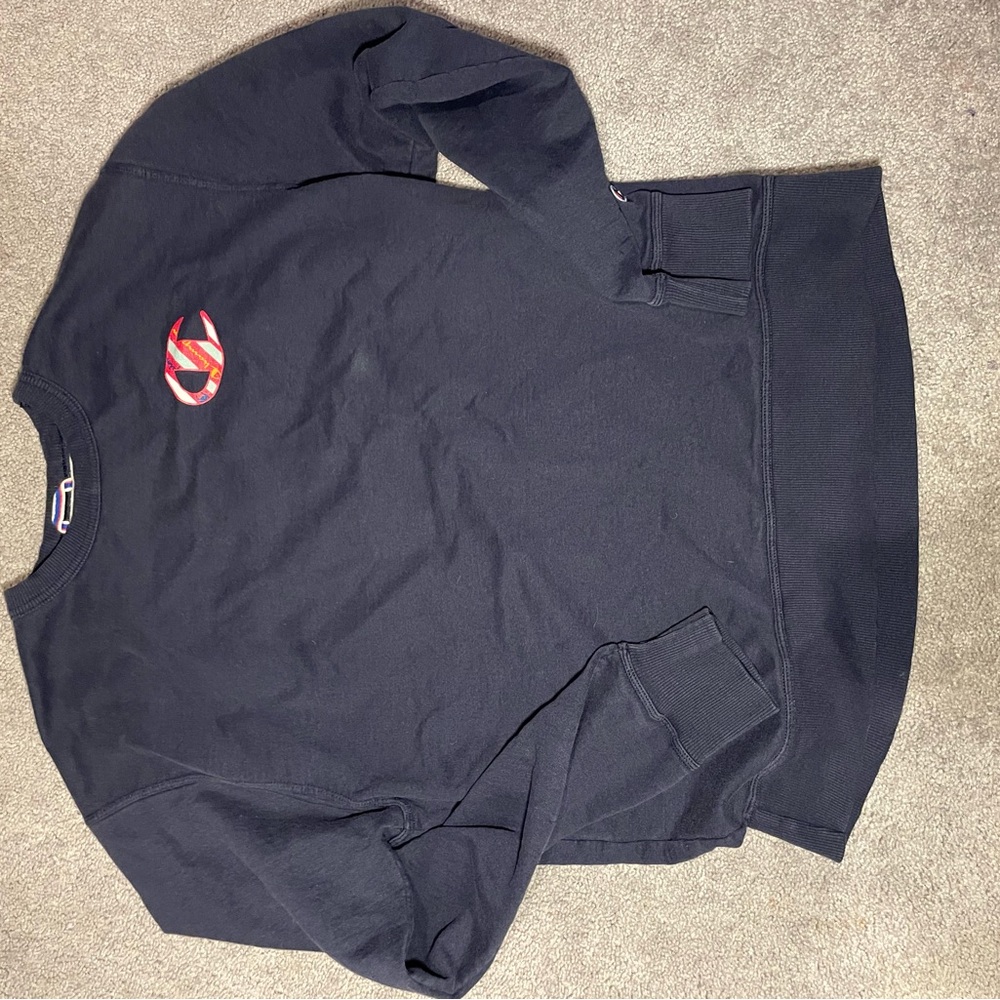 Champion Men's Dark Blue Crewneck Sweater